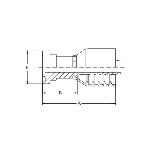 Mặt bích SAE 3000PSI nón 61